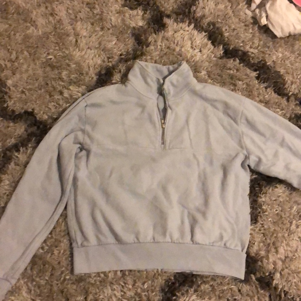 brandy melville quarter zip sweatshirt